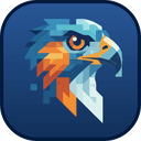 HawkPix app icon - AI photo management for Mac
